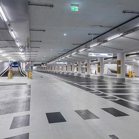 Hofbräuhaus Parkgarage Innenaufnahme